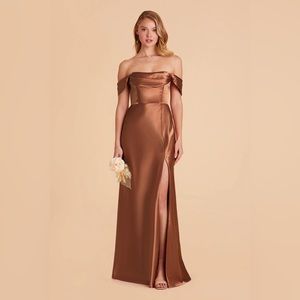Birdy Grey Mia Satin Gown in Copper